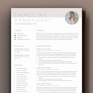 Modelo de Currículo | Template de Currículo | Currículo Formato Americano e Canadense com Carta de Apresentação | Curriculum Vitae | CV