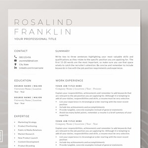 Modelo de Currículo Profissional | Template de Currículo | Currículo Formato com Carta de Apresentação | Curriculum Vitae | CV Canadá e EUA