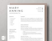 Engineer Resume Template + Cover Letter | Software Engineer, Civil Engineer, Mechanical Engineer, Software Developer, Engineering Resume, CV