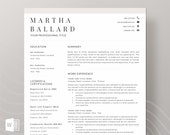 Nurse Resume Template | Nursing, Registered Nurse, Nurse Practitioner, RN, Healthcare, New Grad Nurse Resume | Two Page Resume, CV for Word