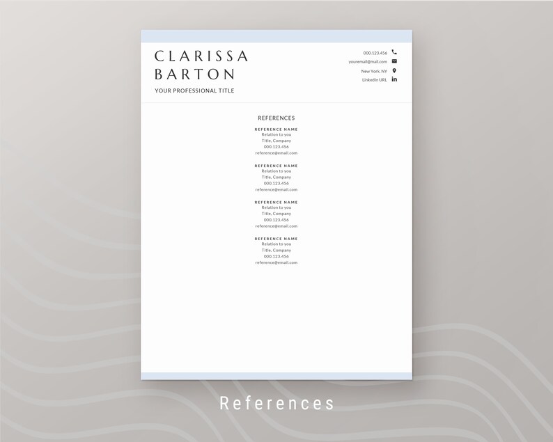Nursing Resume Template | Nurse CV Template | Registered Nurse, Nurse Practitioner, RN, Doctor, Graduate Nurse, Two Page Resume for Word image 5