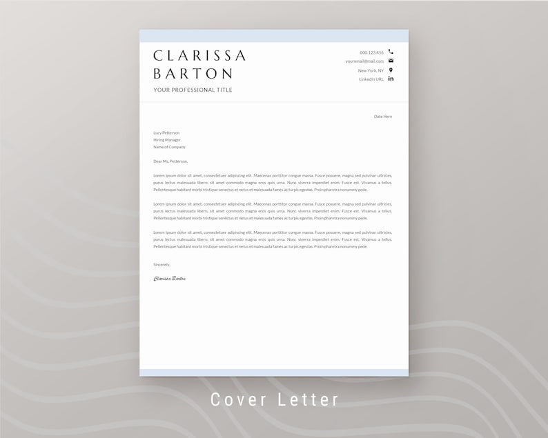 Nursing Resume Template | Nurse CV Template | Registered Nurse, Nurse Practitioner, RN, Doctor, Graduate Nurse, Two Page Resume for Word image 4