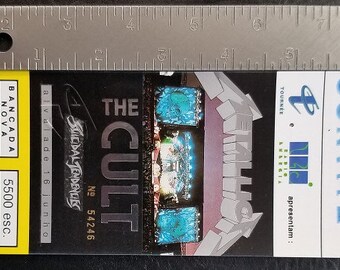 METALLICA - Vintage June 16, 1993 Lisbon, Portugal MINT WHOLE Unused Concert Ticket!