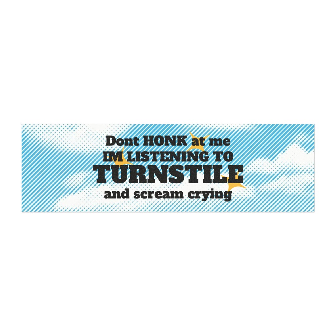 Turnstile Bumper Sticker - Etsy