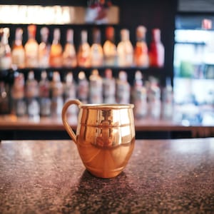Handcrafted Copper Barrel Beer Mug Set: Artisan Stein, 17 oz