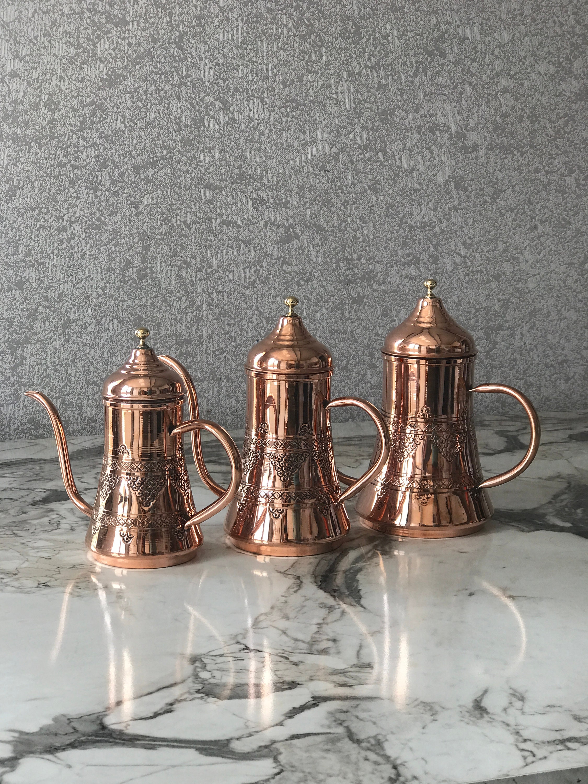 Eforcase Huilier Rétro En Cuivre, Bouteille D'huile En Cuivre