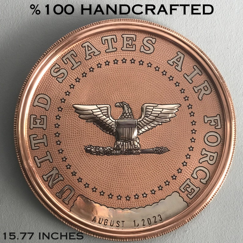 US Coast Guard Officer Plaque, Coast Guard Commander Military Plaque