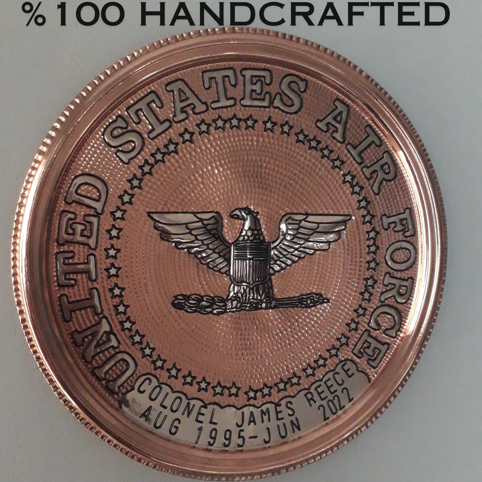 Colonel Promotion Plaque, US Military Officer Series Plaque, Metal Military Sign