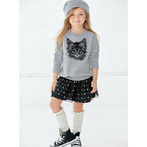Toddler Cat Shirt Etsy