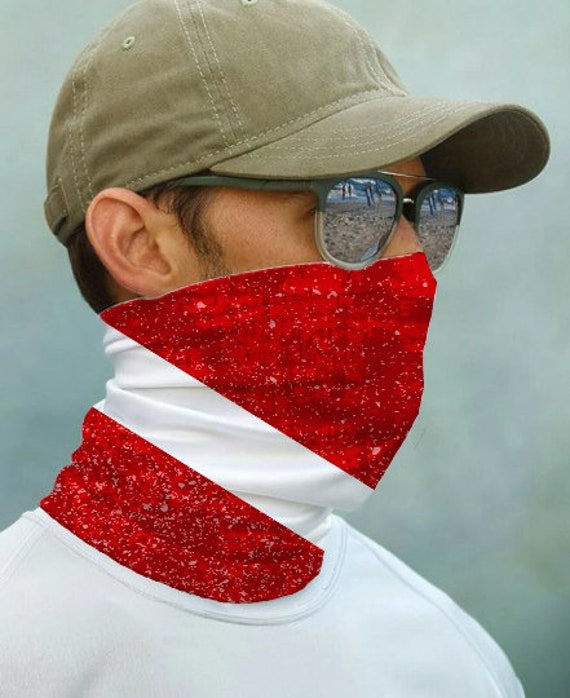 Sun Neck Gaiter Bandana Face Mask Face Cover UPF 50+ UV Protecter Diving Diver Flag Fishing Boat