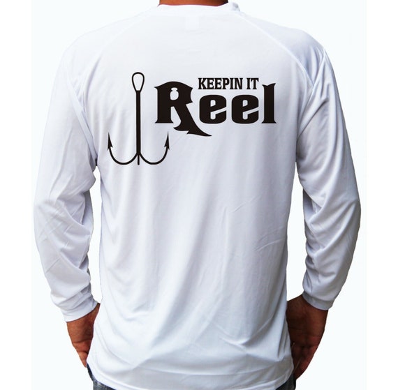Keeping It Reel Long Sleeve UPF 30 T-Shirt Sport Fishing Boat UV Sun Protection