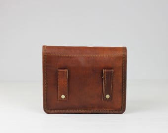 Gepersonaliseerde handgemaakte mini-heuptas in vintage stijl