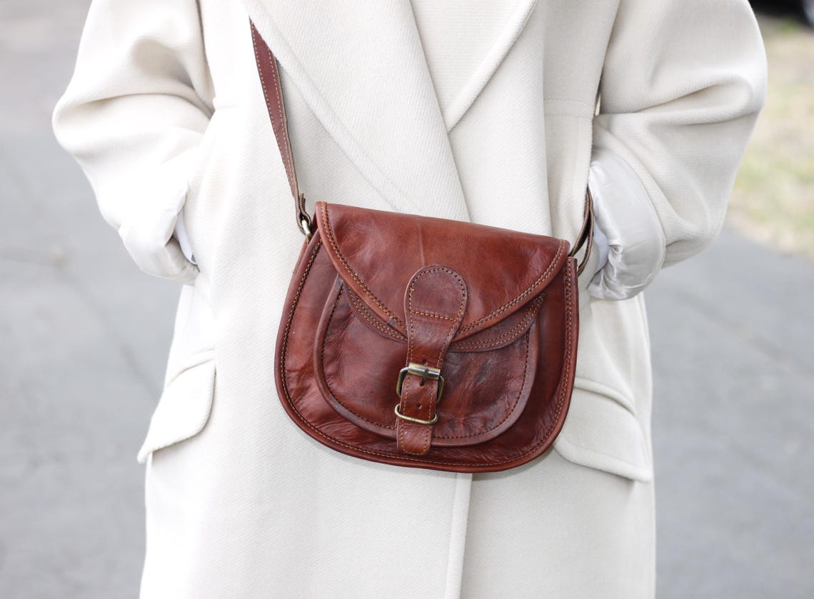 Fashion All-matching Vintage Saddle Bag
