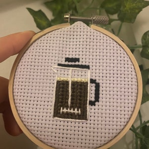 Cross stitch coffee
