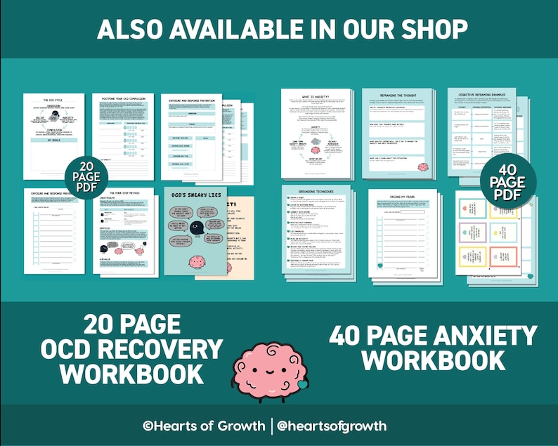Warenwirtschafts-Hierarchie-Arbeitsblätter | OCD Expositions Therapie (Digitaler Download) Bild 4