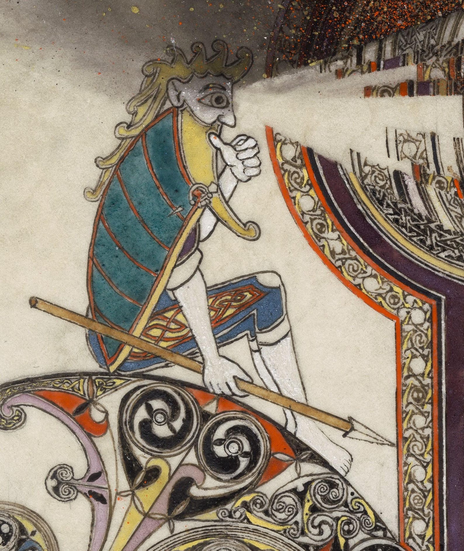 Finn Mccool Art Print: Book of Kells Style, Salmon of Knowledge - Etsy
