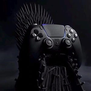 Iron Throne Controller Stand, PS5 Controller Holder, Fantasy Gaming Desk Decor, Medieval Gamer Gift