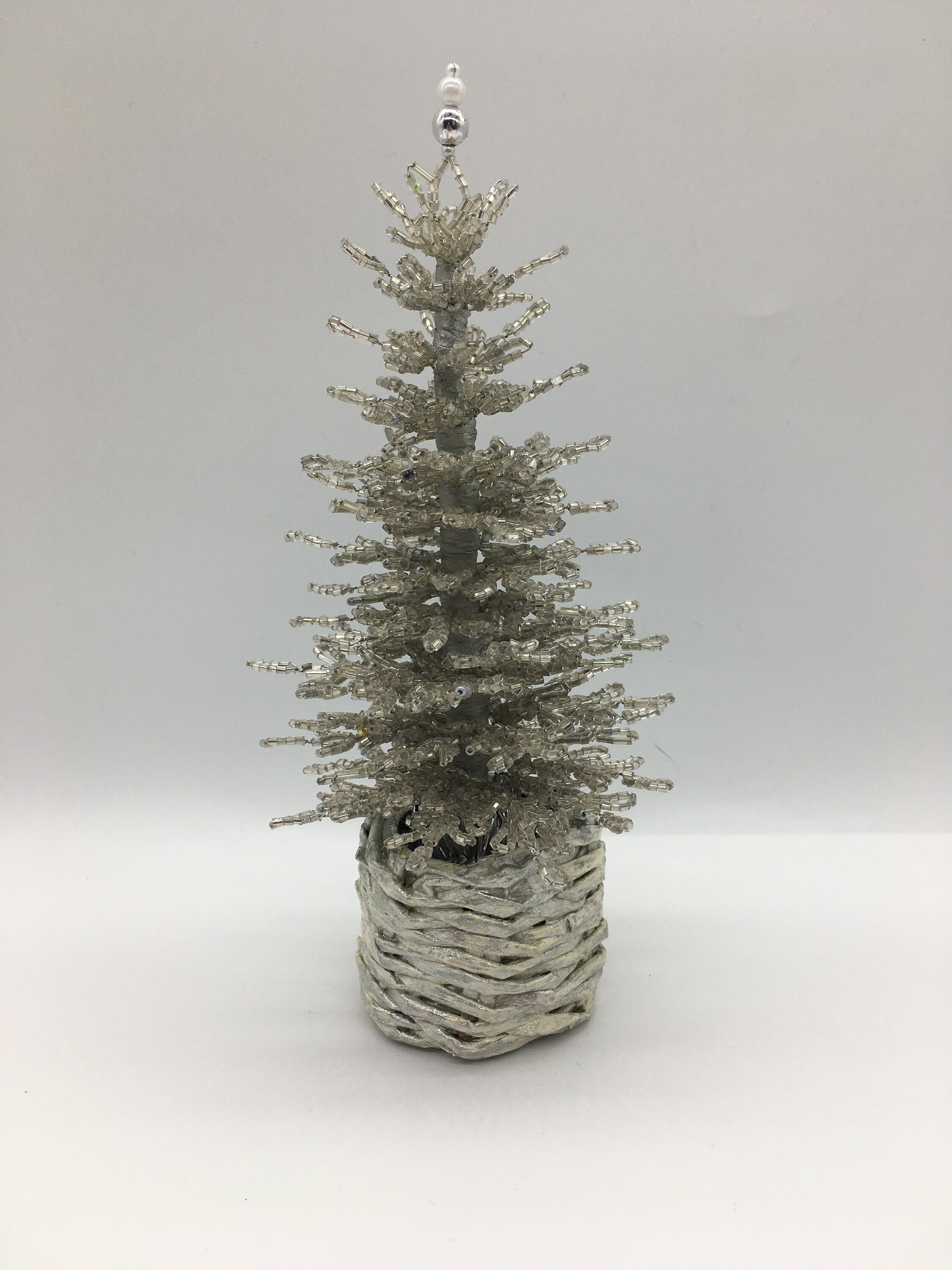 Christmas tree made of beads Christmas Gift interior | Etsy