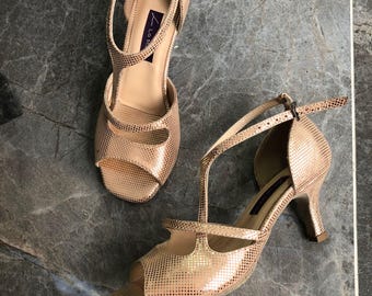 Professional Argentine Tango & Latin Dance Shoes, Custom, Handmade, Full-Grain leather