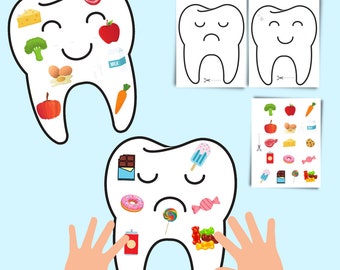 Juegos de imaginación / Hojas de trabajo y actividades, Juego de salud dental, Juegos educativos Yelicious