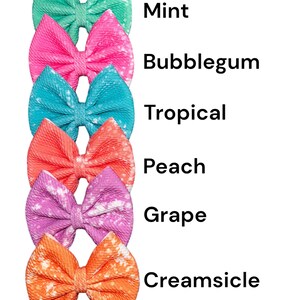 Spring Pastels - Bow on Nylon | Bow on Clip | Piggies | Newborn Bow | Baby Bow | Toddler Bow | Baby Headband | Bow Headband
