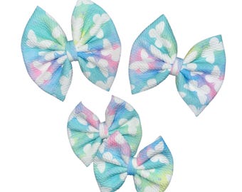 Pastel Butterfly’s - Bow on Nylon | Bow on Clip | Piggies | Newborn Bow | Baby Bow | Toddler Bow | Baby Headband | Bow Headband