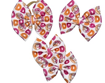 Coffee - Bow on Nylon | Bow on Clip | Piggies | Newborn Bow | Baby Bow | Toddler Bow | Baby Headband | Bow Headband
