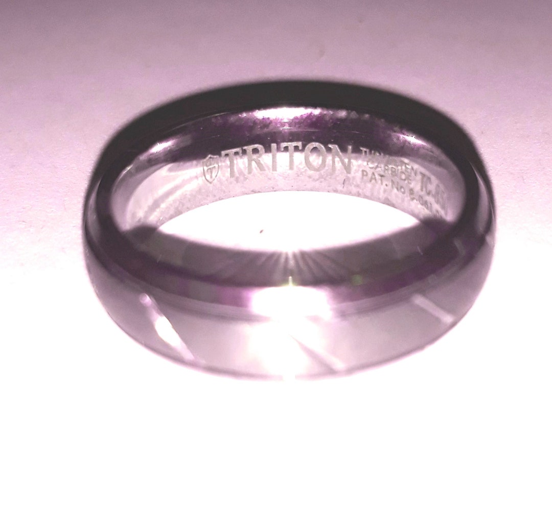 Triton Tungsten Carbide TC850 Comfort Fit Wedding Band Size 8 - Etsy