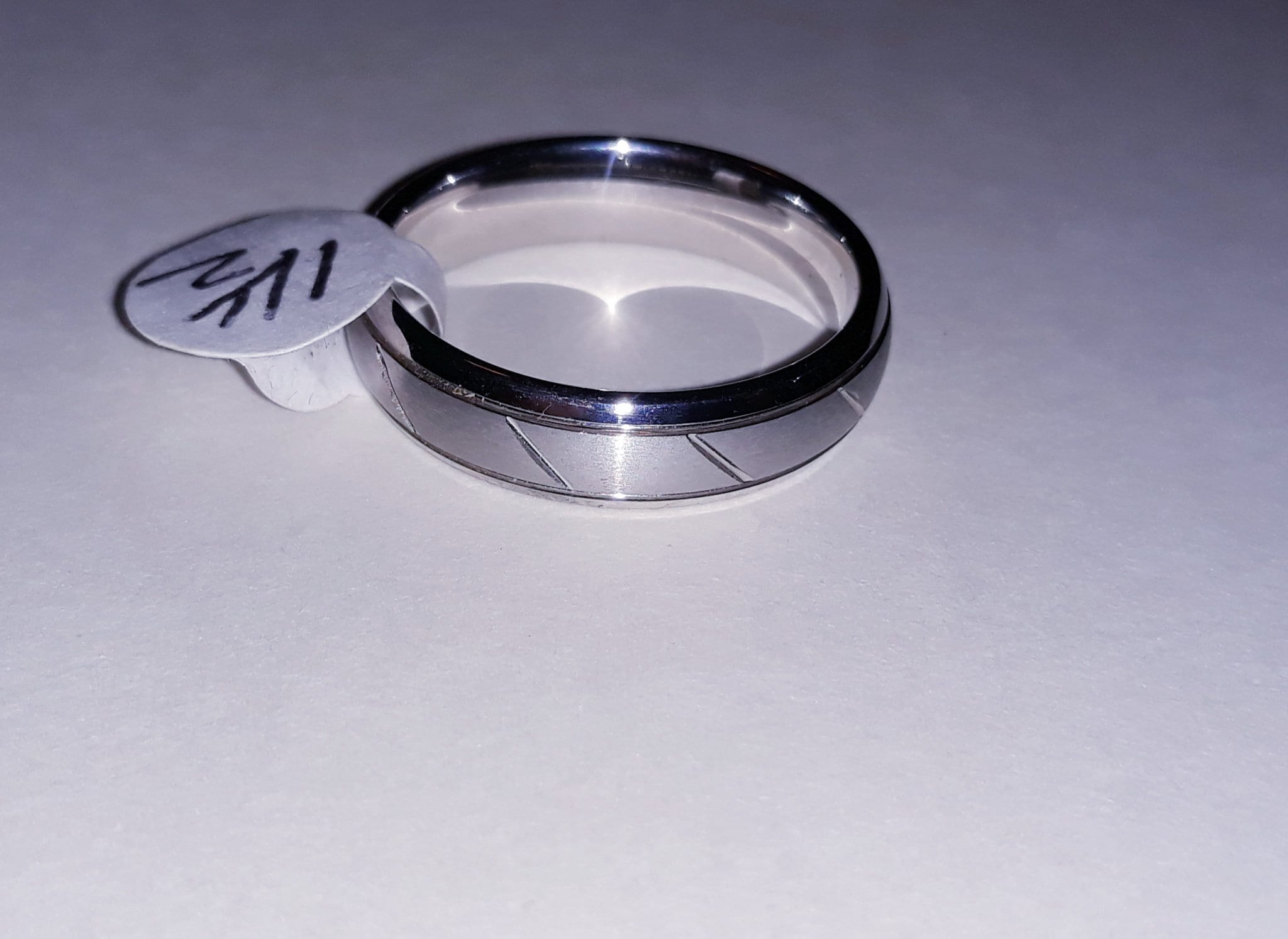 Tamaño 11 1/2 Tritón TC-850 tungsteno 6mm banda de bodas