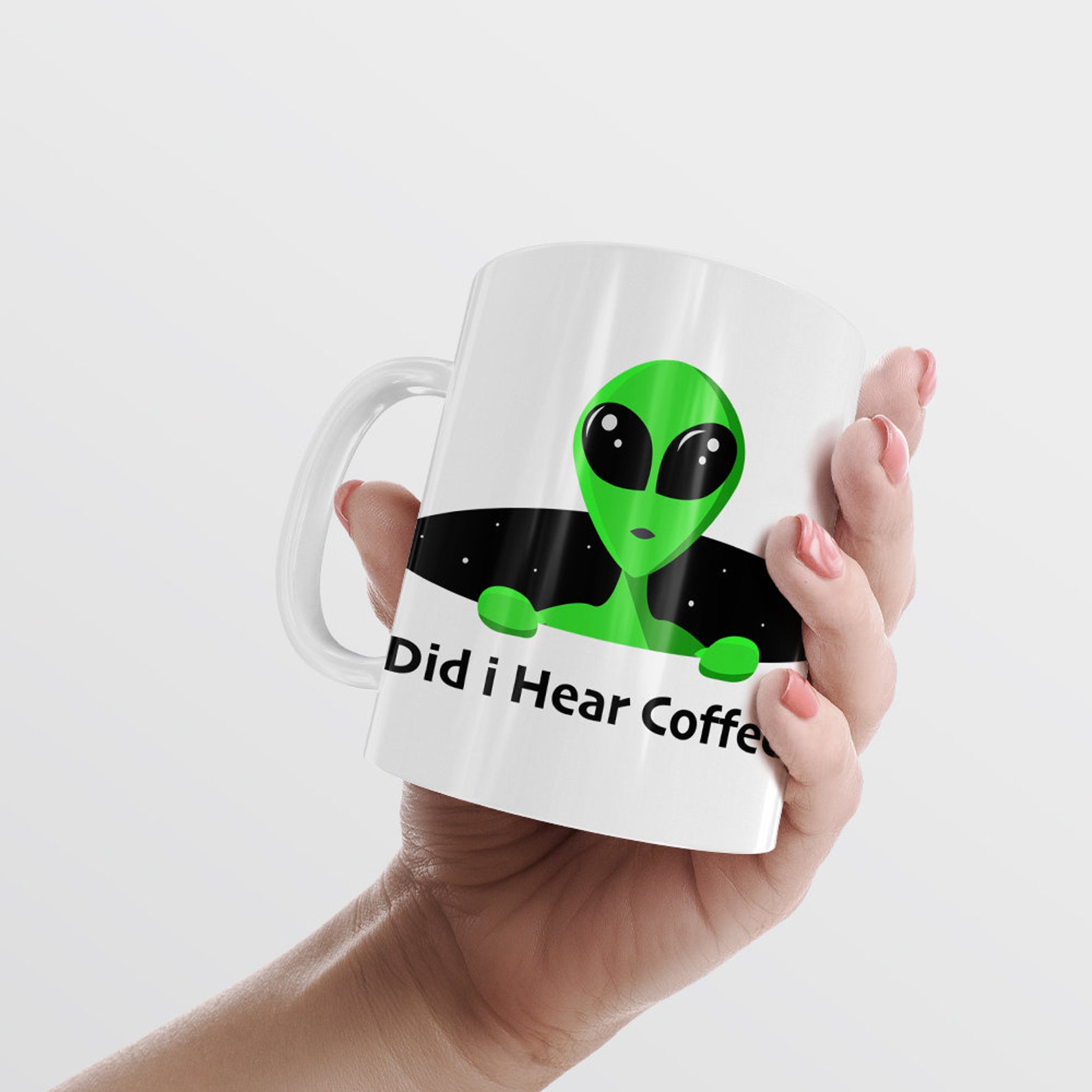 Alien Coffee Mug for Coffee Lovers Etsy