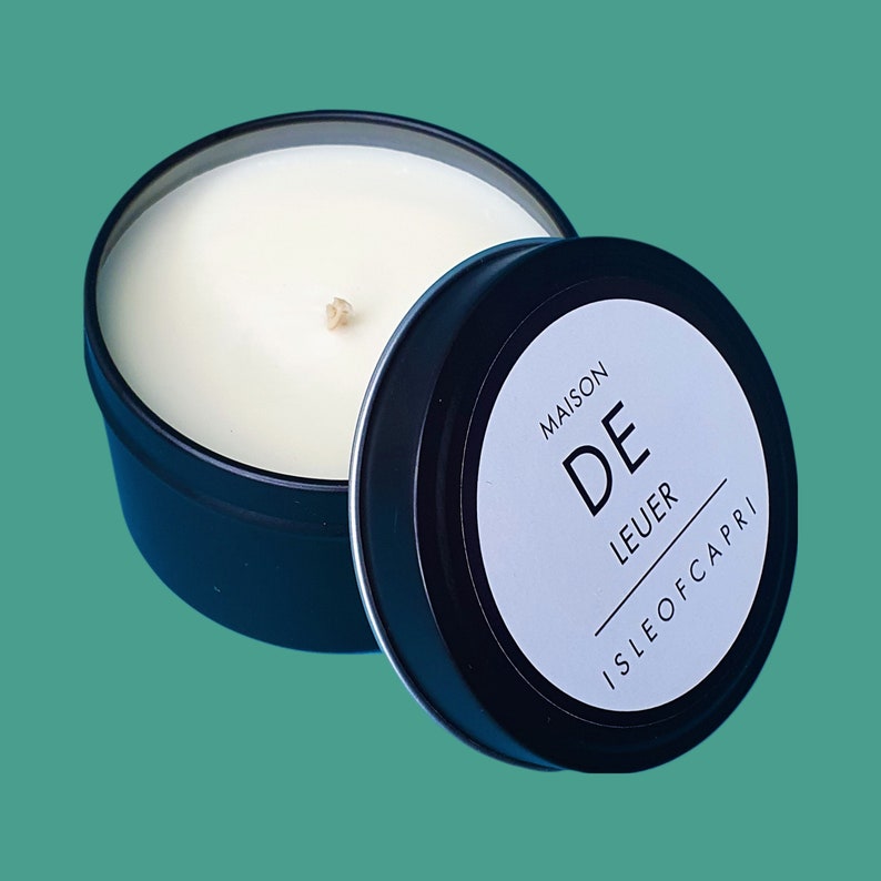 No AdditivesSulphates Paraffin Free Vegan Lead Free Unique Gifts Aromatherapy Isle of Capri 120g Luxe Soy Wax Destination Candle Tin