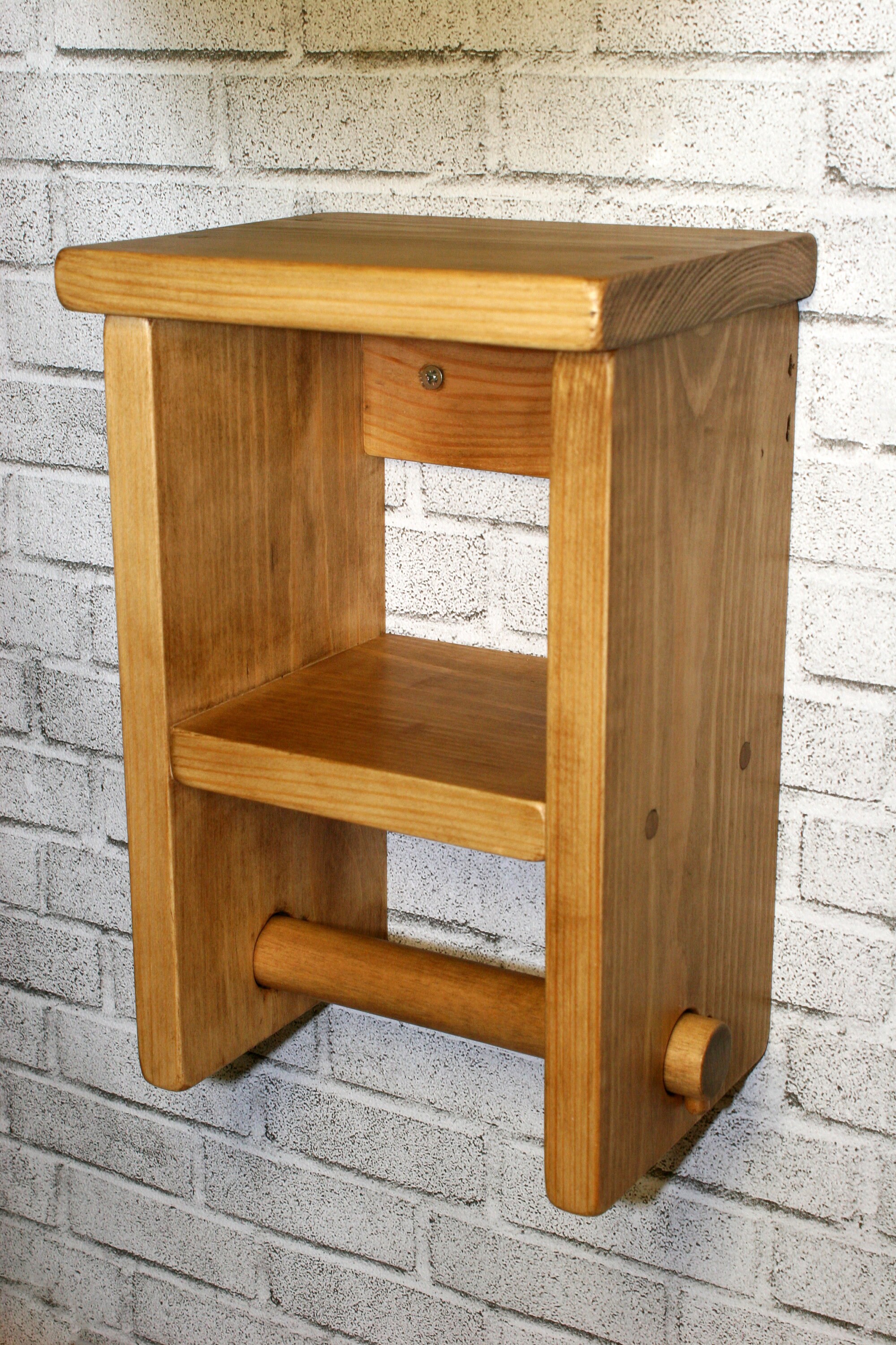 Rustic Toilet Roll Holder Old Board Cottage Accessories Etsy