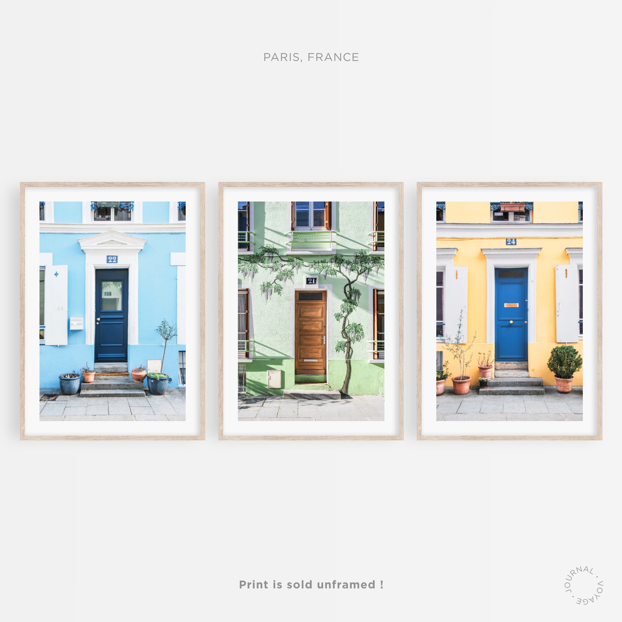 Paris, France ? Lot de 3 Photographies Voyage Pour Impression d'art, Affiche, Poster, Tableau, Cadre