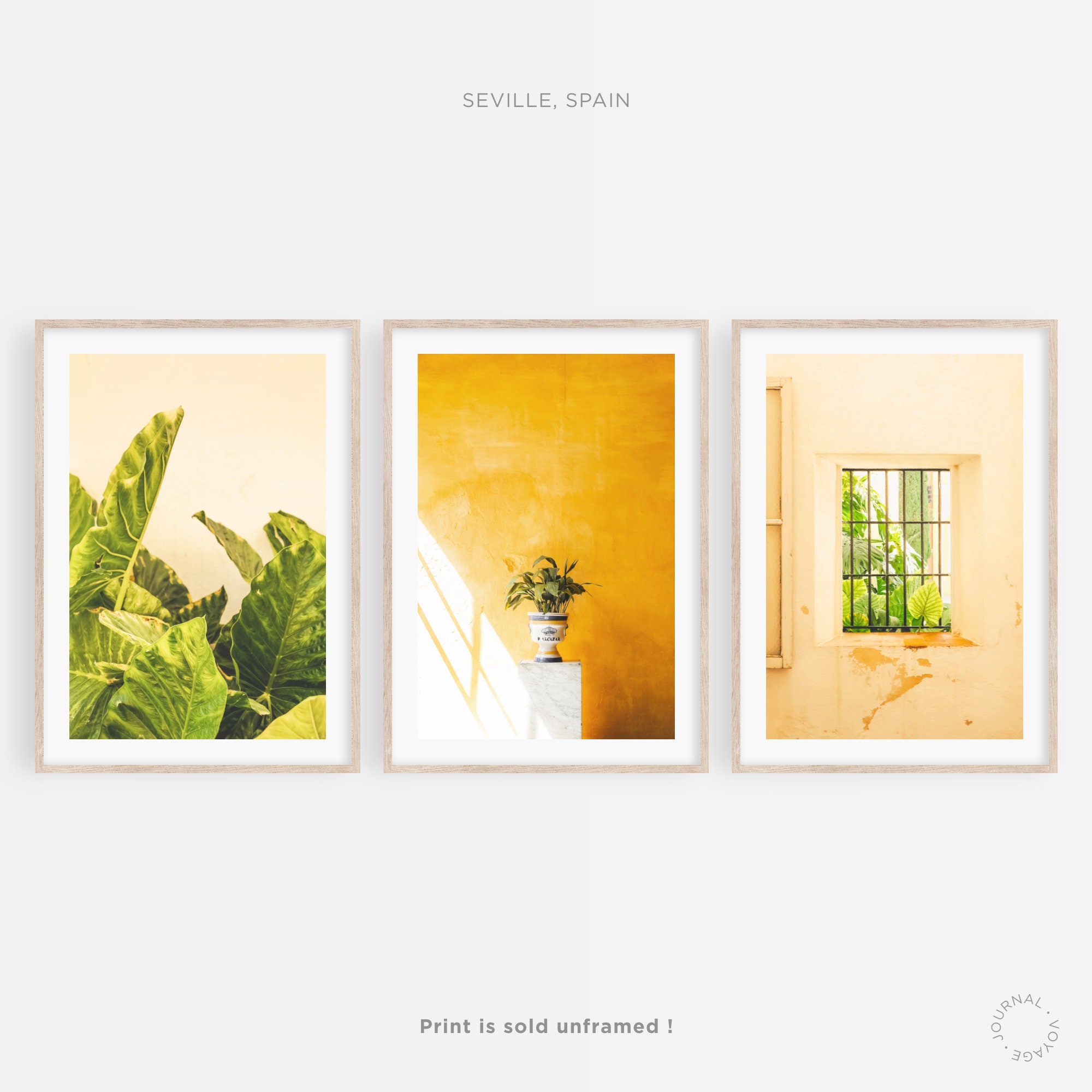 Séville, Espagne ? Lot de 3 Photographies Voyage Pour Impression d'art, Affiche, Poster, Tableau, Ca