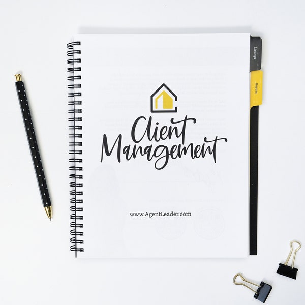 Real Estate Client Management Planner