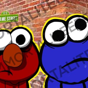 ELMO and COOKIE MONSTER