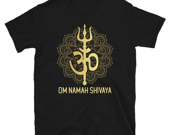 Shiva Trisula Mandala Om Namah Shivaya Unisex T-Shirt