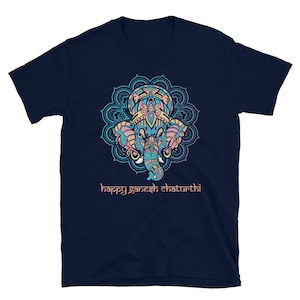 Ganesha Mandala Happy Ganesh Chaturthi Unisex T-Shirt