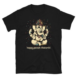 Ganesh Sitting Happy Ganesha Chaturthi Unisex T-Shirt