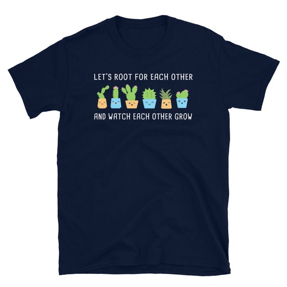 ＜Are You Different×6＞ROKUAYD PINCH TEE S Let's Root for Each Other Pun Unisex T-shirt - Etsy