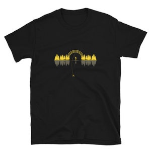 Angler and Rainbow River Fishing and Fisherman Unisex T-Shirt