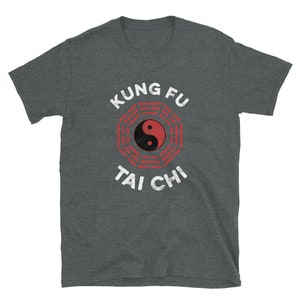 Camiseta unissex de artes marciais Yin e Yang Kung-Fu Tai Chi