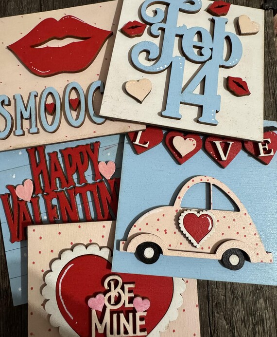Valentine's Day Holiday Themed Interchangeable Tiles