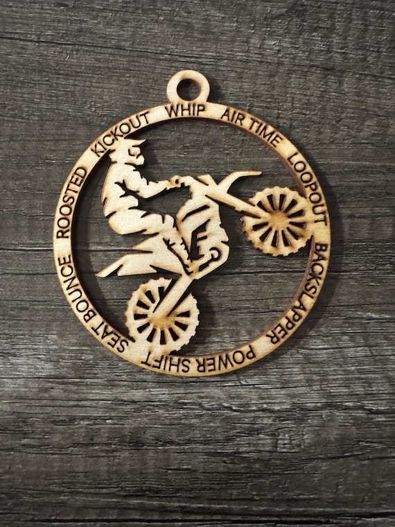 Motorcross * Custom Ornaments * Custom & In-Stock Options Available