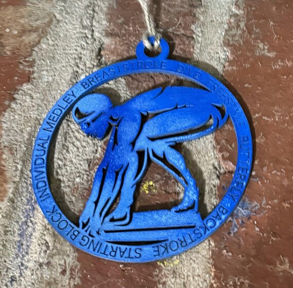 Swimming * Swim Team * Swimmer * Custom Ornaments * Custom & In-Stock Options Available