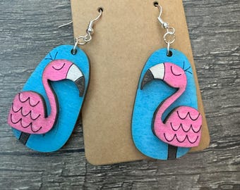 Flamingo Earrings * Options Available