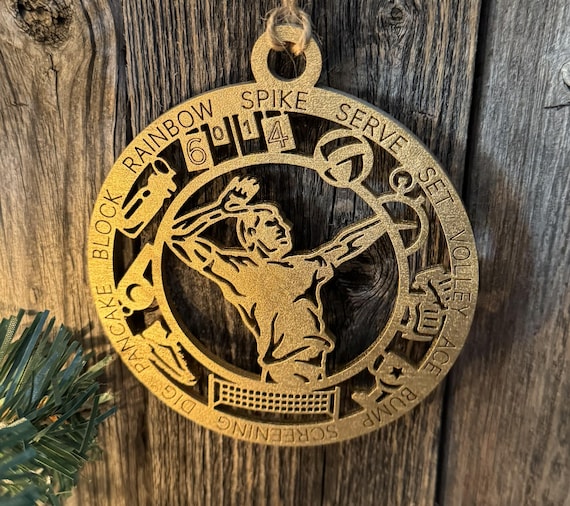 Volleyball * Custom Ornaments * Custom & In-Stock Options Available