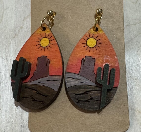 Desert Themed Earrings
