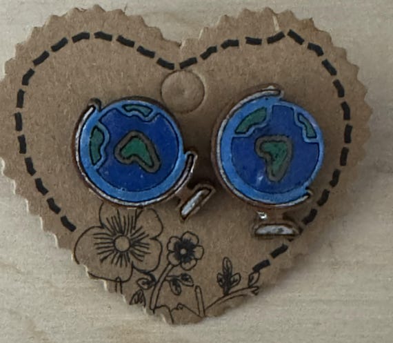 Globe Stud Earrings