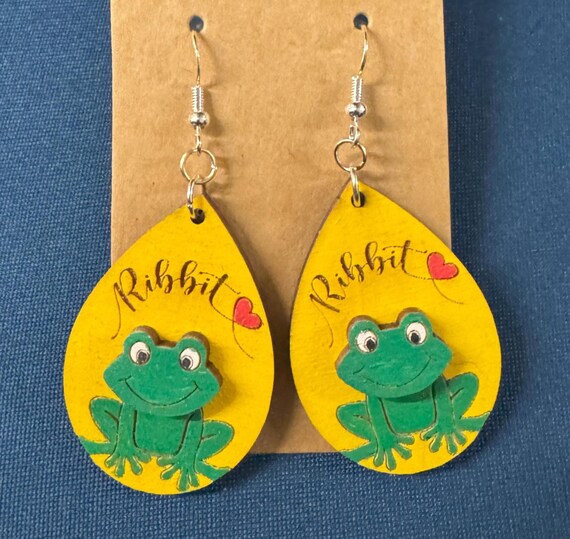 Frog * Ribbit * Earrings